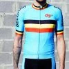 Maillot GJ Team Belgium Luxury 1 Maillot GJ Team Belgium Luxury -Collections GJ Cycling Soldes Magasin 2109640528