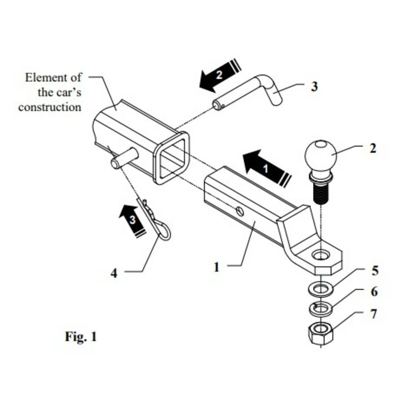 France Attelage Adaptateur Pour Attelage US 25mm 4 France Attelage Adaptateur Pour Attelage US 25mm – Image 2