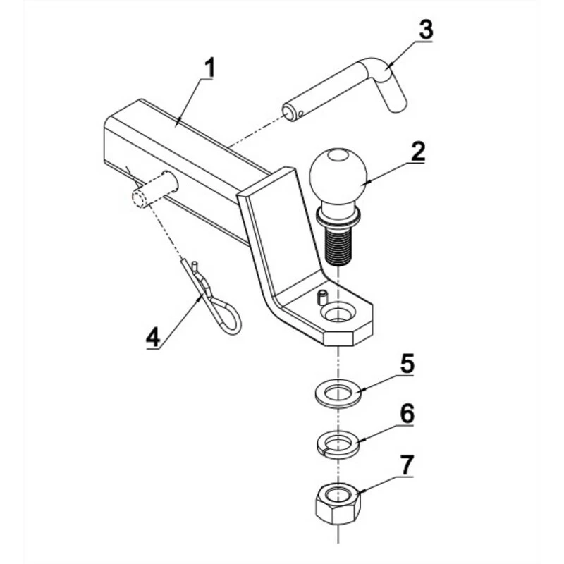 France Attelage Adaptateur Pour Attelage US 30mm 4 France Attelage Adaptateur Pour Attelage US 30mm – Image 2