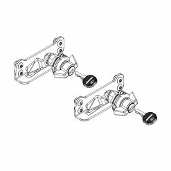 France Attelage Lot De Serrures Et De Clés De Rechange Pour Towbox V2