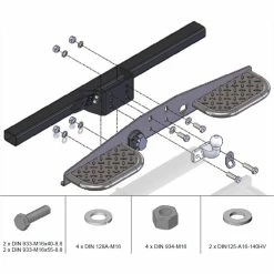 France Attelage Marchepied Double Appui -Collections GJ Cycling Soldes Magasin marche pied double appui pour utilitaires 2