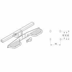 France Attelage Marchepied Double Appui -Collections GJ Cycling Soldes Magasin marche pied double appui pour utilitaires 3