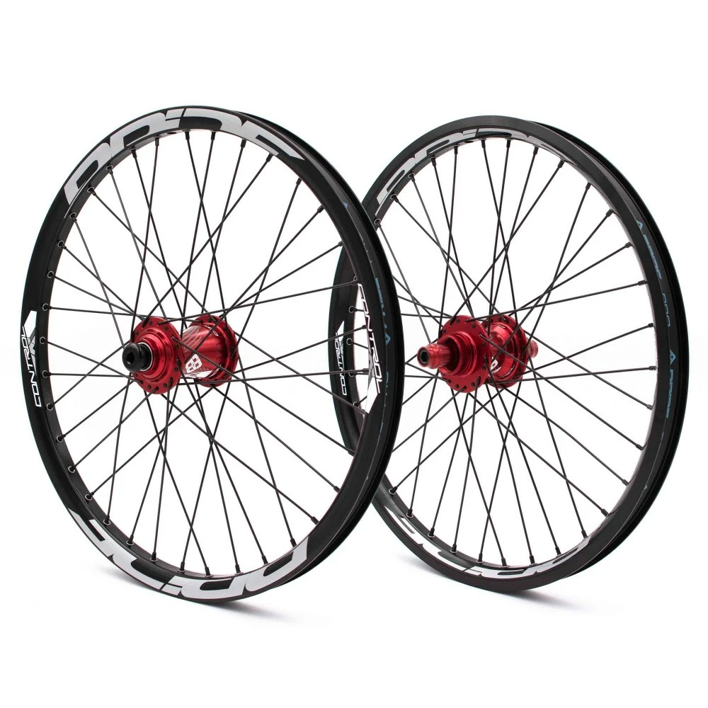 Paire De Roues Pride Control Pro 36h - Red 3 Paire De Roues Pride Control Pro 36h - Red