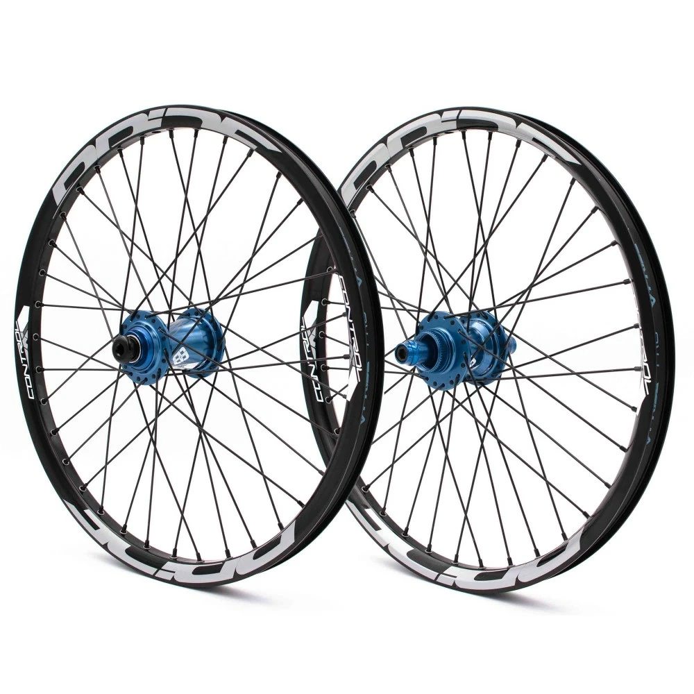 Paire De Roues Pride Control Pro Disc 36h - Blue 3 Paire De Roues Pride Control Pro Disc 36h - Blue