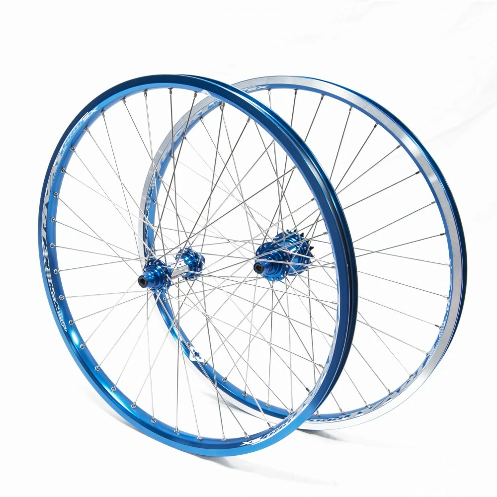 Paire De Roues Pride Racing Rival Pro Sx 24'' Blue 3 Paire De Roues Pride Racing Rival Pro Sx 24'' Blue