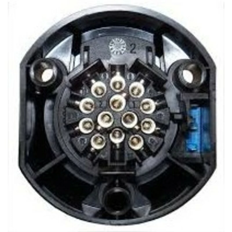 France Attelage Prise électrique 13 Broches Avec Micro-contact Erich Jaeger 121172 4 France Attelage Prise électrique 13 Broches Avec Micro-contact Erich Jaeger 121172 – Image 2