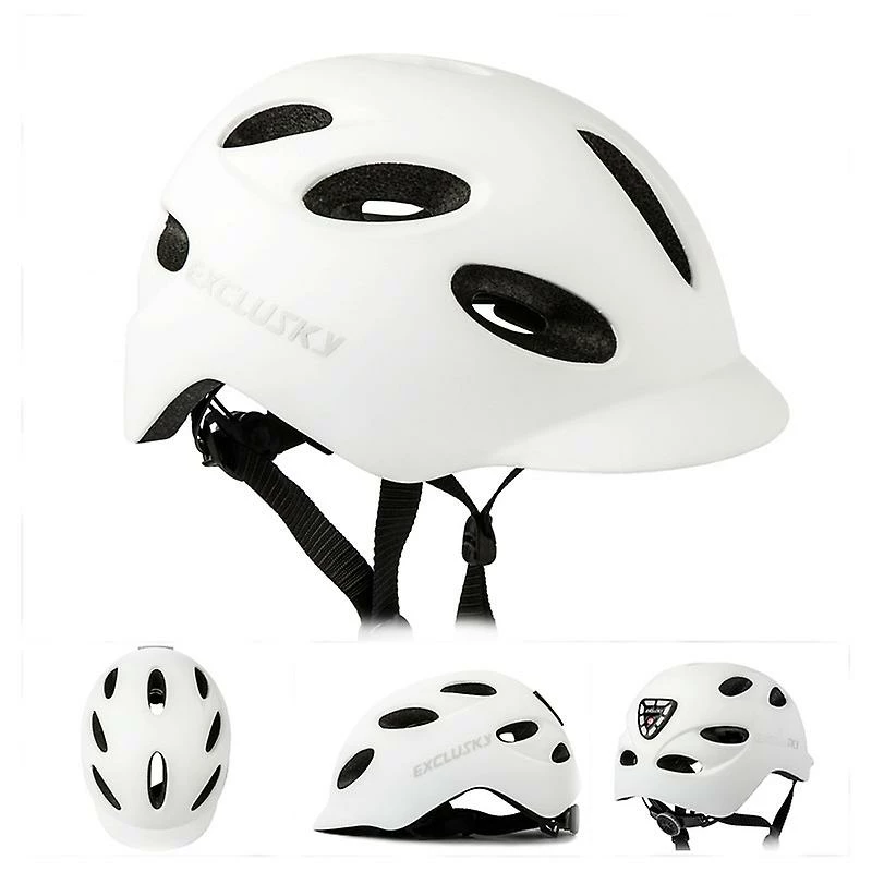 Mimigo Casque De Vélo Adulte Avec Lumière Arrière Pour Les Navetteurs Urbains Réglable Pour Hommes / Femmes Casque Léger Respirant Et Réglable Skateboard Bike Helm 4 Mimigo Casque De Vélo Adulte Avec Lumière Arrière Pour Les Navetteurs Urbains Réglable Pour Hommes / Femmes Casque Léger Respirant Et Réglable Skateboard Bike Helm – Image 2