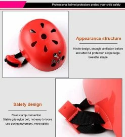 BESTORE Casque Pour Enfants Équipement De Protection 7 Pièces Pour 3-12 Ans * Rouge -Collections GJ Cycling Soldes Magasin 202737048 max