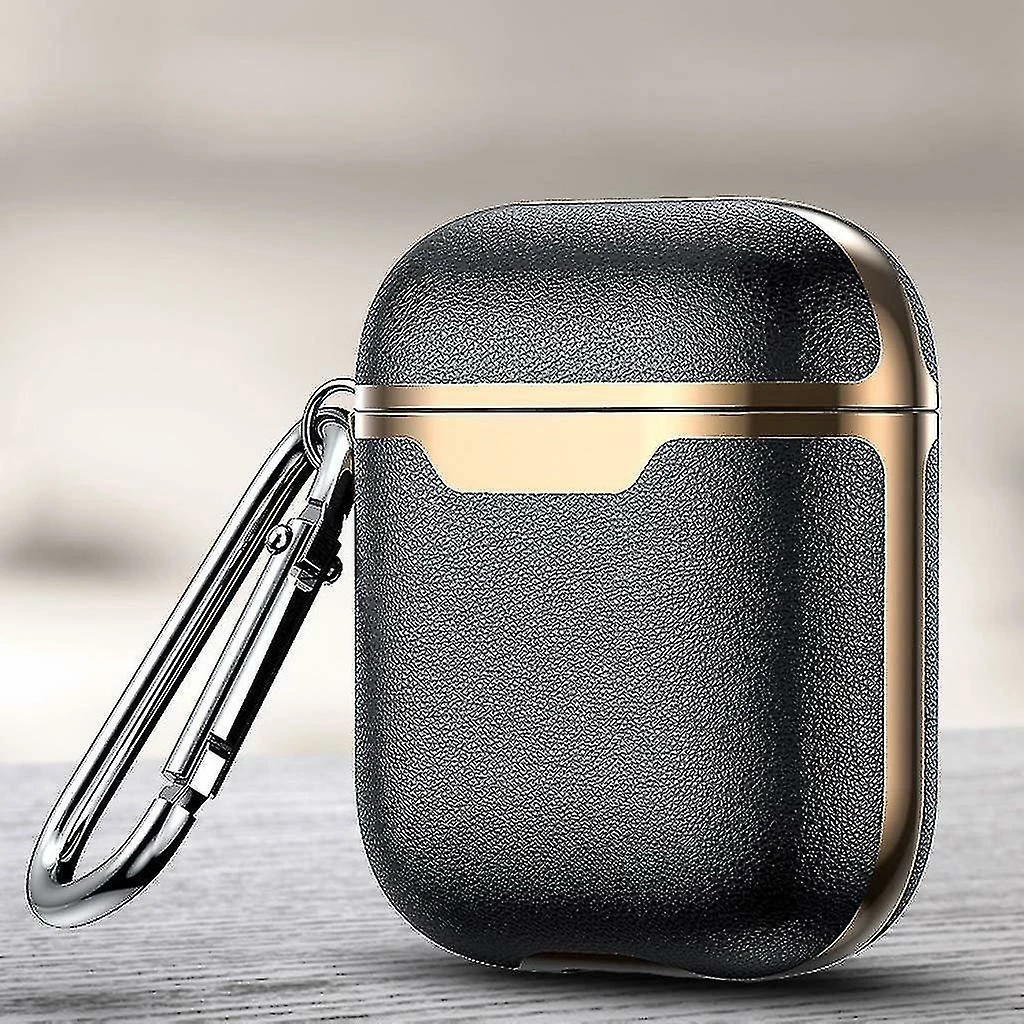 HSKMALL Housse De Protection Casque De Vélo Pour Airpods-etui Or Noir 6 HSKMALL Housse De Protection Casque De Vélo Pour Airpods-etui Or Noir – Image 4