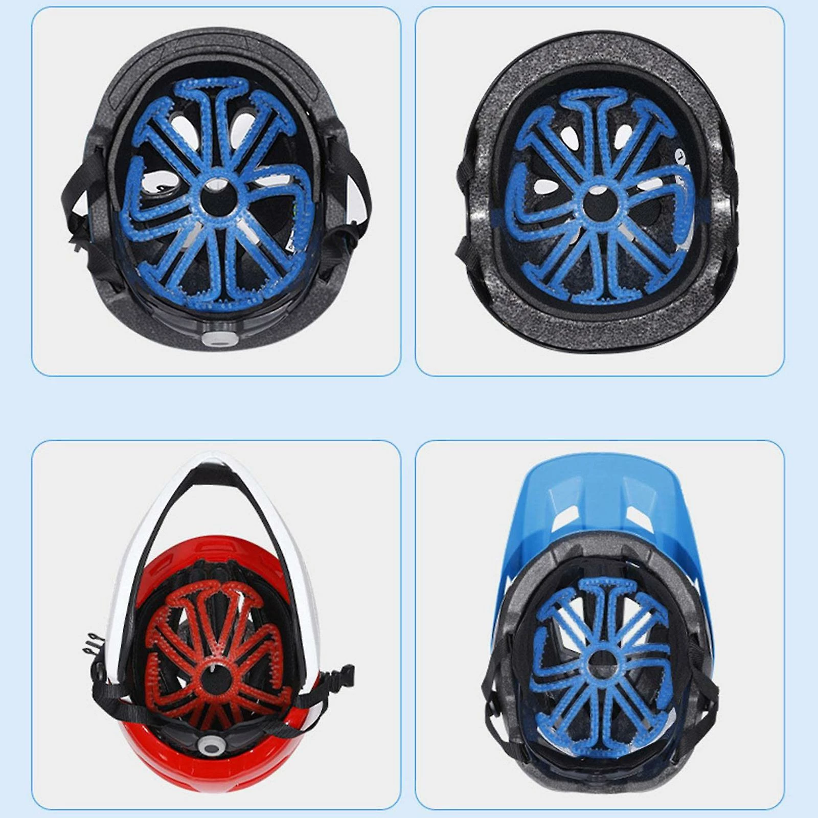 Favrison Doublure De Casque En Silicone De 8,3 Pouces, Coussin De Remplacement De Vélo Universel Avec Doublure Lavable De Massage Invisible Rembourrage De Protection Intérieure 3 Favrison Doublure De Casque En Silicone De 8,3 Pouces, Coussin De Remplacement De Vélo Universel Avec Doublure Lavable De Massage Invisible Rembourrage De Protection Intérieure