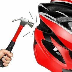 Unbranded Casques De Vélo De Cyclisme Vélo Adulte VTT Hommes Dames Casque De Sécurité Réglableblanc Et Noir Redmiter @
