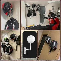 Unbranded 1pcs 180 Porte-casque De Moto, Support De Casque En Métal De Rotation -Collections GJ Cycling Soldes Magasin 354744210 max