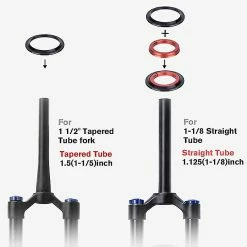 Unbranded Casque De Vélo 41.8 / 52mm Tube Droit Fourche Direction Roulement Casque -Collections GJ Cycling Soldes Magasin 354746145 max