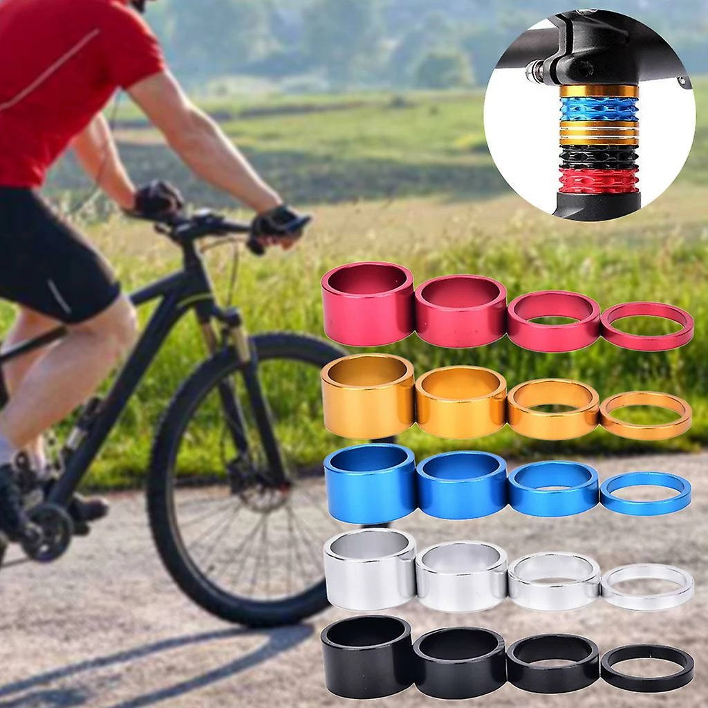 Unbranded 4pcs / Lot MTB Casque Laveuse Raise Guidon Bicycle Fork Washer Stem Spacers 5 Unbranded 4pcs / Lot MTB Casque Laveuse Raise Guidon Bicycle Fork Washer Stem Spacers – Image 3