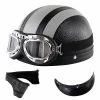Harley Helmet Casque Harley Moto Demi-visage Casque En Cuir Avec Lunettes Anti-uv 54-60cm 1 Harley Helmet Casque Harley Moto Demi-visage Casque En Cuir Avec Lunettes Anti-uv 54-60cm -Collections GJ Cycling Soldes Magasin 380332397 max