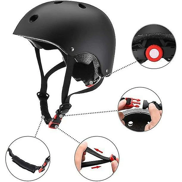 Unbranded Ensemble D’équipement De Protection Pour Enfants Casque De Sécurité Genouillères Coudières Poignets Jeunes Sport 5 Unbranded Ensemble D’équipement De Protection Pour Enfants Casque De Sécurité Genouillères Coudières Poignets Jeunes Sport – Image 3