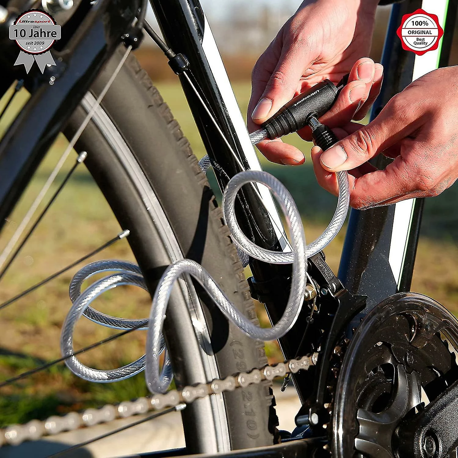 Unbranded Serrure De Vélo En Spirale Avec 2 Clés / Serrure De Câble En Spirale Pour Vélos, 150 Cm De Long, Idéale Pour Sécuriser Des Accessoires Tels Que Casque, Selles Et Autres Choses Sur Un 3 Unbranded Serrure De Vélo En Spirale Avec 2 Clés / Serrure De Câble En Spirale Pour Vélos, 150 Cm De Long, Idéale Pour Sécuriser Des Accessoires Tels Que Casque, Selles Et Autres Choses Sur Un