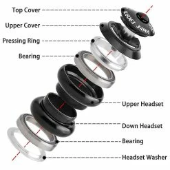 Unbranded Muqzi 1 1/8 Pouces Casque Compatible Avec Tube Droit Sans Fil De 28,6 Mm, Or -Collections GJ Cycling Soldes Magasin 473984533 max