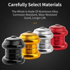 Unbranded Muqzi 1 1/8 Pouces Casque Compatible Avec Tube Droit Sans Fil De 28,6 Mm, Or -Collections GJ Cycling Soldes Magasin 473984679 max