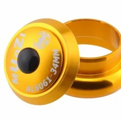 Unbranded Muqzi 1 1/8 Pouces Casque Compatible Avec Tube Droit Sans Fil De 28,6 Mm, Or -Collections GJ Cycling Soldes Magasin 473984850 max