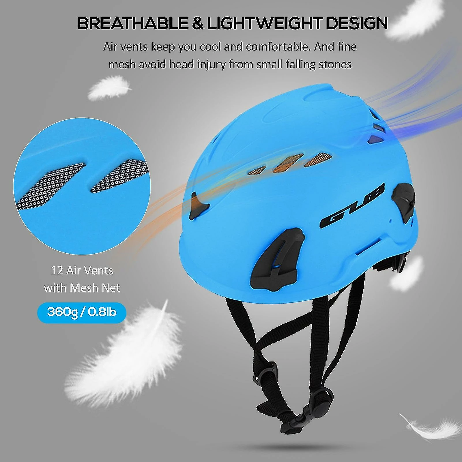 Unbranded Casque D’escalade Casque De Sécurité De Cyclisme W / Lampe Frontale Earmuff Feu Arrière Points D’attache Pour La Randonnée Escalade Casque De Vélo Spéléologique 7 Unbranded Casque D’escalade Casque De Sécurité De Cyclisme W / Lampe Frontale Earmuff Feu Arrière Points D’attache Pour La Randonnée Escalade Casque De Vélo Spéléologique – Image 5