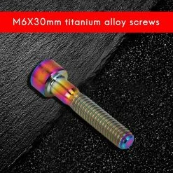 Unbranded M6x30mm Titanium Bolts Pour Bicycle Colonne Casque Stem Cap Bolt Bike Screw Rainbow 8 Unbranded M6x30mm Titanium Bolts Pour Bicycle Colonne Casque Stem Cap Bolt Bike Screw Rainbow -Collections GJ Cycling Soldes Magasin 554490580 max