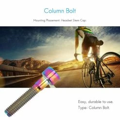 Unbranded M6x30mm Titanium Bolts Pour Bicycle Colonne Casque Stem Cap Bolt Bike Screw Rainbow 9 Unbranded M6x30mm Titanium Bolts Pour Bicycle Colonne Casque Stem Cap Bolt Bike Screw Rainbow -Collections GJ Cycling Soldes Magasin 554490639 max