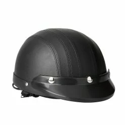 Unbranded Casque Semi-cuir Ouvert Casque De Moto Avec Visière Adapté Pour Moto, Cruiser, Touring, Vélo Et Scooter -Collections GJ Cycling Soldes Magasin 560867447 max