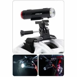 SANNE Casque De Vélo Léger Imperméable à L’eau Lumières De Vélo Avant Et Arrière Pour Mountain Road -Collections GJ Cycling Soldes Magasin 565240363 max