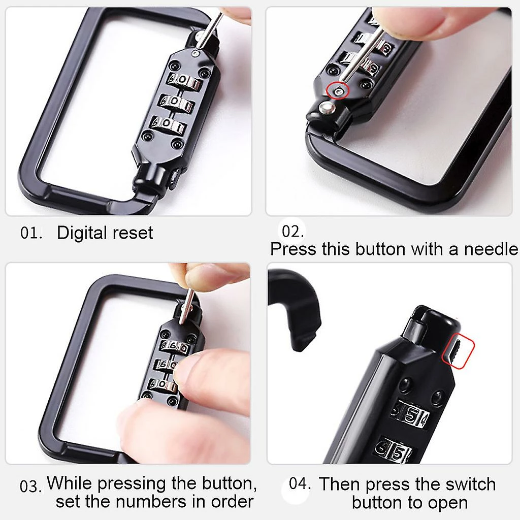 Unbranded Casque De Vélo Serrure Mini Portable Antivol Réinitialisable 3 Chiffre Vélo Cyclisme Ressort Combinaison Câble Voyage Bagage Crochet Boucle Dispositif Sécurisé 4 Unbranded Casque De Vélo Serrure Mini Portable Antivol Réinitialisable 3 Chiffre Vélo Cyclisme Ressort Combinaison Câble Voyage Bagage Crochet Boucle Dispositif Sécurisé – Image 2