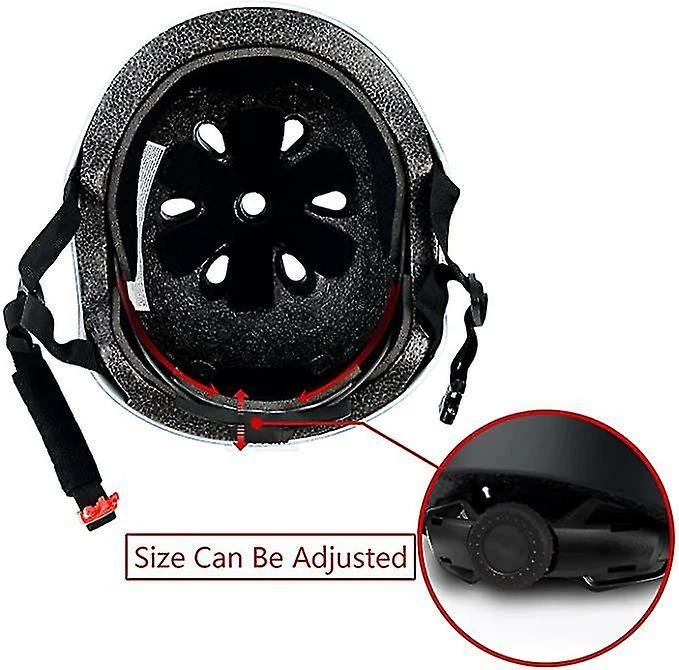 Unbranded Skateboard Casque De Vélo Cpsc Certifié Léger Réglable, Multi-sport Pour Vélo Cyclisme Skate Scooter, 3 Tailles 6 Unbranded Skateboard Casque De Vélo Cpsc Certifié Léger Réglable, Multi-sport Pour Vélo Cyclisme Skate Scooter, 3 Tailles – Image 4