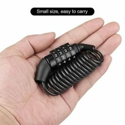 Unbranded Chaîne De Casque Durable Combinaison à 4 Chiffres Vélo De Montagne Portable Câble Antivol Antivol Verrouillage De Vélo Serrure De Vélo -Collections GJ Cycling Soldes Magasin 613146336 max