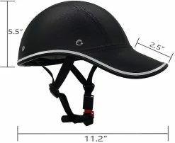Unbranded Casque De Vélo Adultes-cyclisme-vélo Baseball-casque - Sécurité Style Urbain Réglable Adultes Casque De Vélo Route De Montagne Pour Hommes Femmes Casque Noir Adolescent-(n -Collections GJ Cycling Soldes Magasin 618914796 max