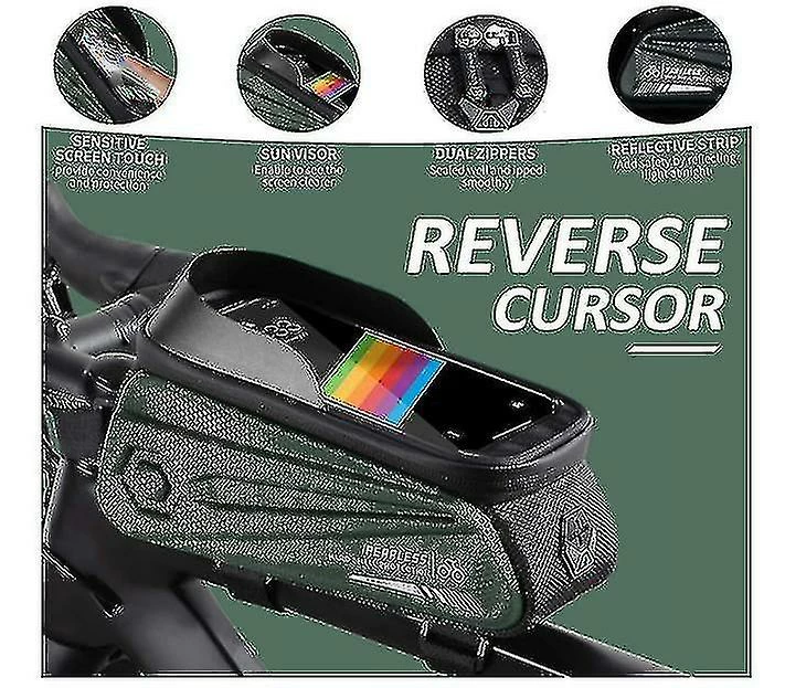 Unbranded Sac De Support De Téléphone De Vélo Grande Capacité Tpu écran Tactile Casque Trou Cyclisme Téléphone Montage Top Tube Pochette Accessoires De Vélo Pour Smartphone Moins De 7,0 '' 4 Unbranded Sac De Support De Téléphone De Vélo Grande Capacité Tpu écran Tactile Casque Trou Cyclisme Téléphone Montage Top Tube Pochette Accessoires De Vélo Pour Smartphone Moins De 7,0 '' – Image 2