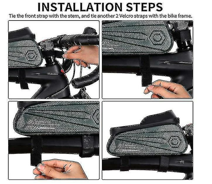 Unbranded Sac De Support De Téléphone De Vélo Grande Capacité Tpu écran Tactile Casque Trou Cyclisme Téléphone Montage Top Tube Pochette Accessoires De Vélo Pour Smartphone Moins De 7,0 '' 7 Unbranded Sac De Support De Téléphone De Vélo Grande Capacité Tpu écran Tactile Casque Trou Cyclisme Téléphone Montage Top Tube Pochette Accessoires De Vélo Pour Smartphone Moins De 7,0 '' – Image 5