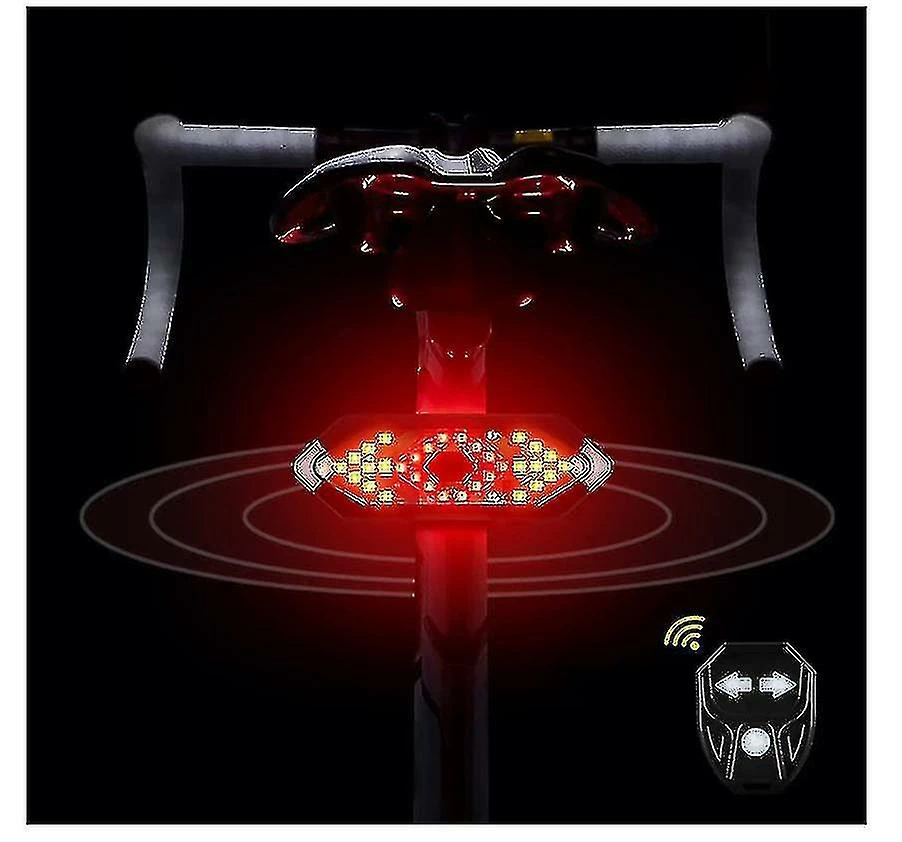 Unbranded Feux De Vélo Arrière, Indicateurs De Vélo Avec Clignotants Lampe Hornremote Control, 5 Modes D’éclairage Et USB Rechargeable Pour Vélo Feu Arrière étanche, Casque B 3 Unbranded Feux De Vélo Arrière, Indicateurs De Vélo Avec Clignotants Lampe Hornremote Control, 5 Modes D’éclairage Et USB Rechargeable Pour Vélo Feu Arrière étanche, Casque B