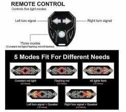 Unbranded Feux De Vélo Arrière, Indicateurs De Vélo Avec Clignotants Lampe Hornremote Control, 5 Modes D’éclairage Et USB Rechargeable Pour Vélo Feu Arrière étanche, Casque B 9 Unbranded Feux De Vélo Arrière, Indicateurs De Vélo Avec Clignotants Lampe Hornremote Control, 5 Modes D’éclairage Et USB Rechargeable Pour Vélo Feu Arrière étanche, Casque B -Collections GJ Cycling Soldes Magasin 683870828 max