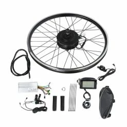 6V 500W 700C Kit Roue De Moteur Sans Balais Alliage D'Aluminium Moyeu Conversion De Vélo Électrique(Drive Arrière )-HEN - Avis / Test
