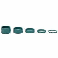 Unbranded 5pcs Fibre De Carbone Bicyclettes Casque Entretoises Set Threadless Bike Front Stem Fork