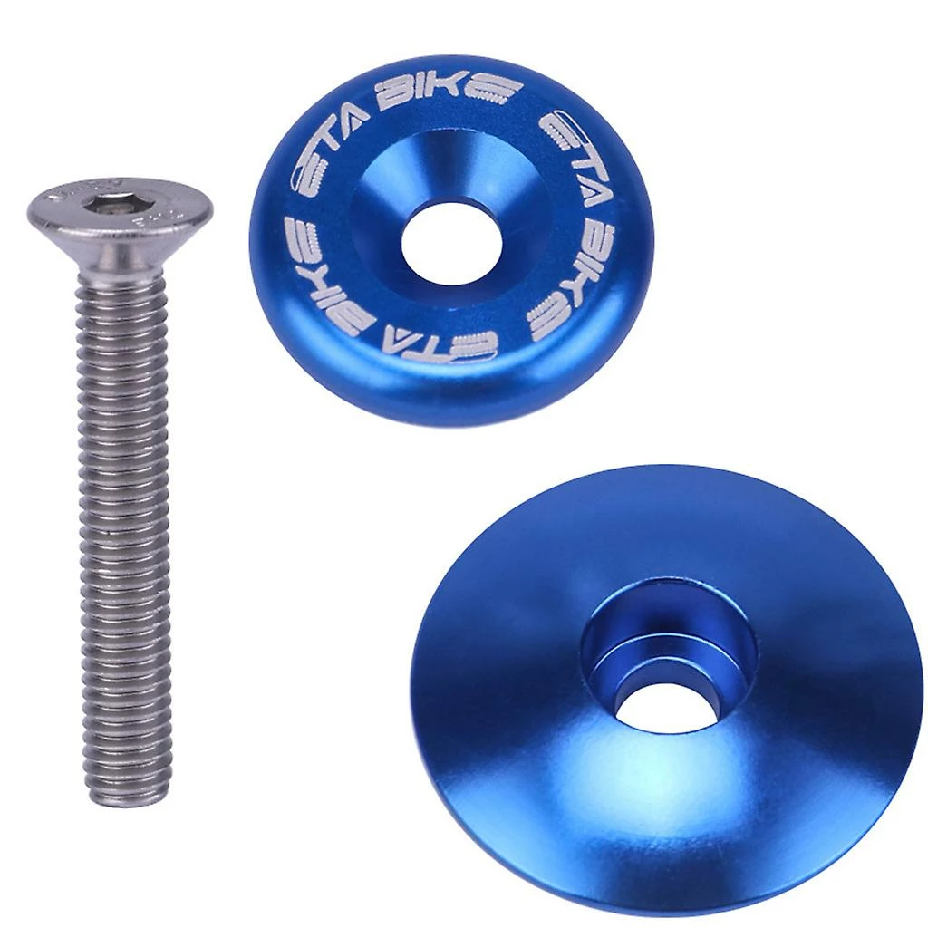 Unbranded Casque De Vélo Capuchon & Vis Vélo Fourche Avant Tige Top Cap Diy Pièces De Cyclisme 3 Unbranded Casque De Vélo Capuchon & Vis Vélo Fourche Avant Tige Top Cap Diy Pièces De Cyclisme – Image 2