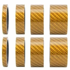 Unbranded 2 Set Fibre De Carbone 5/10/15 / 20mm Casque De Vélo Fourche Avant Spacer Tige Bike Washer