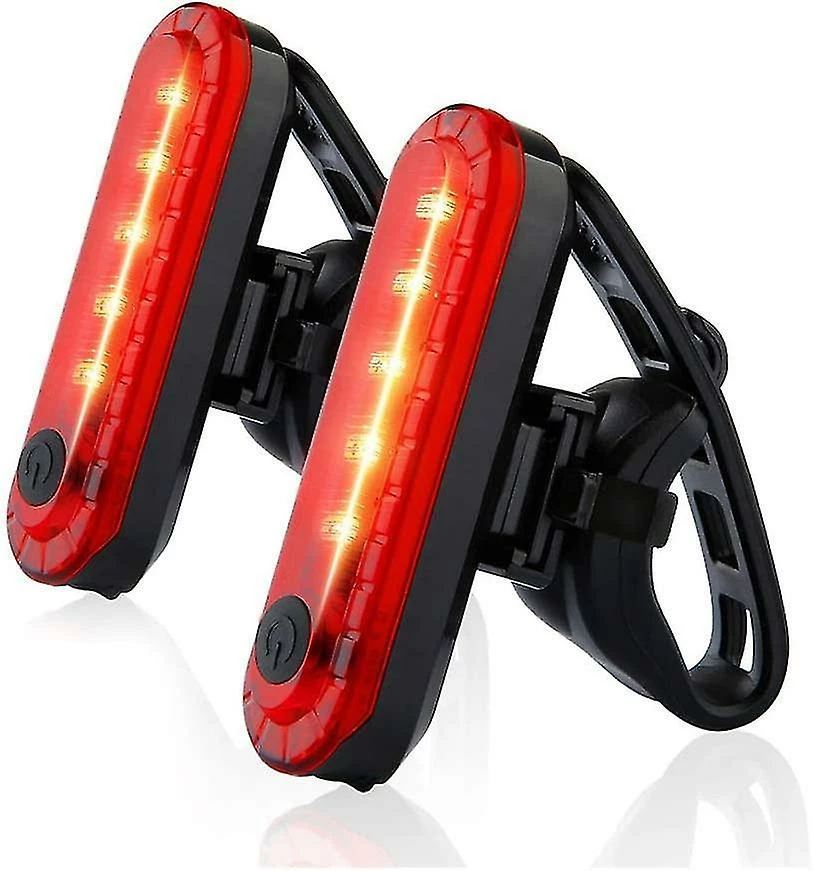 Cnlhq Feu Arrière De Vélo Arrière 2 Pack, Ultra Lumineux Usb Rechargeables Feux Arrière De Vélo, Accessoires LED Rouges Haute Intensité S’adapte Sur N’importe Quel Vélo Ou Casque. Facile à Utiliser 3 Cnlhq Feu Arrière De Vélo Arrière 2 Pack, Ultra Lumineux Usb Rechargeables Feux Arrière De Vélo, Accessoires LED Rouges Haute Intensité S’adapte Sur N’importe Quel Vélo Ou Casque. Facile à Utiliser
