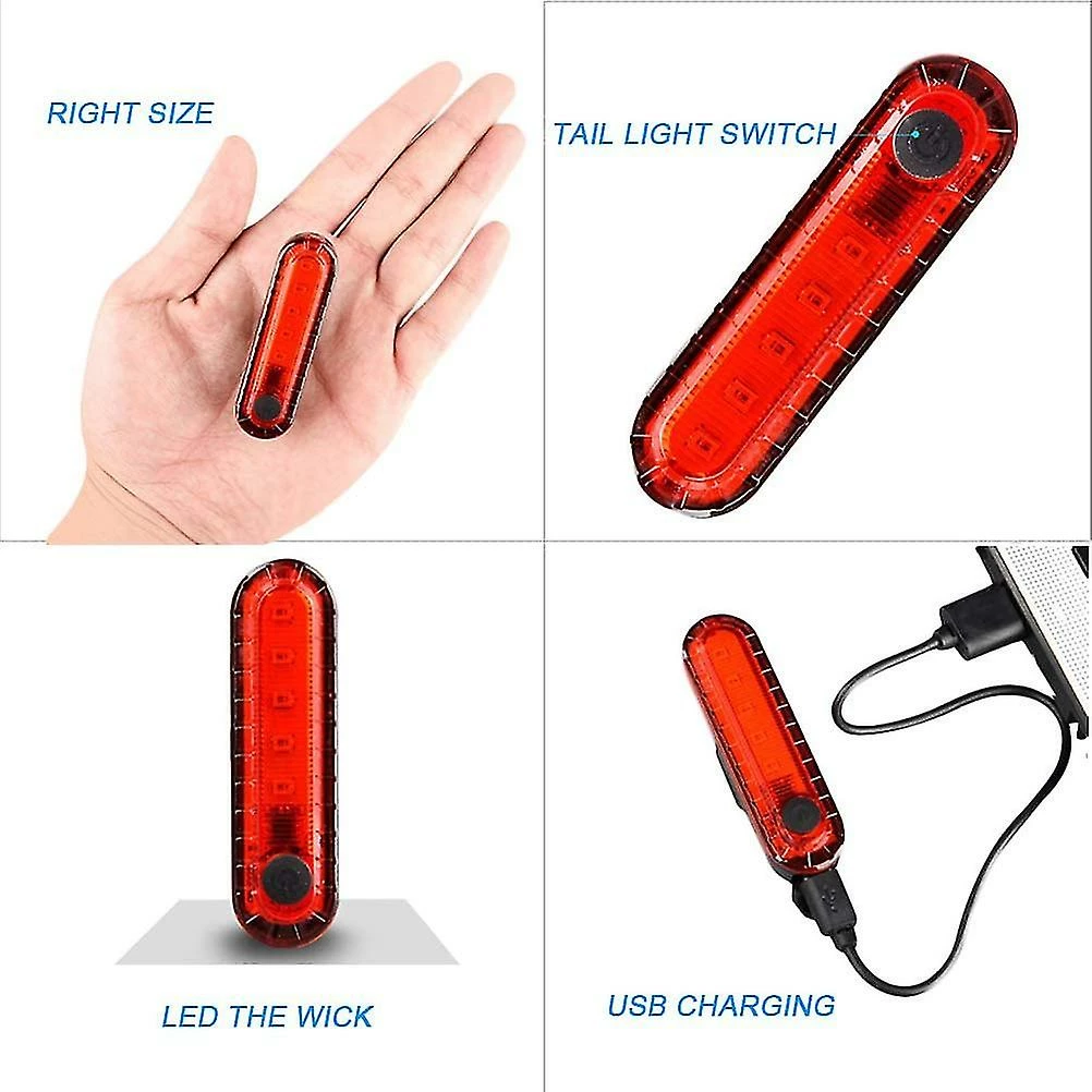Cnlhq Feu Arrière De Vélo Arrière 2 Pack, Ultra Lumineux Usb Rechargeables Feux Arrière De Vélo, Accessoires LED Rouges Haute Intensité S’adapte Sur N’importe Quel Vélo Ou Casque. Facile à Utiliser 7 Cnlhq Feu Arrière De Vélo Arrière 2 Pack, Ultra Lumineux Usb Rechargeables Feux Arrière De Vélo, Accessoires LED Rouges Haute Intensité S’adapte Sur N’importe Quel Vélo Ou Casque. Facile à Utiliser – Image 5