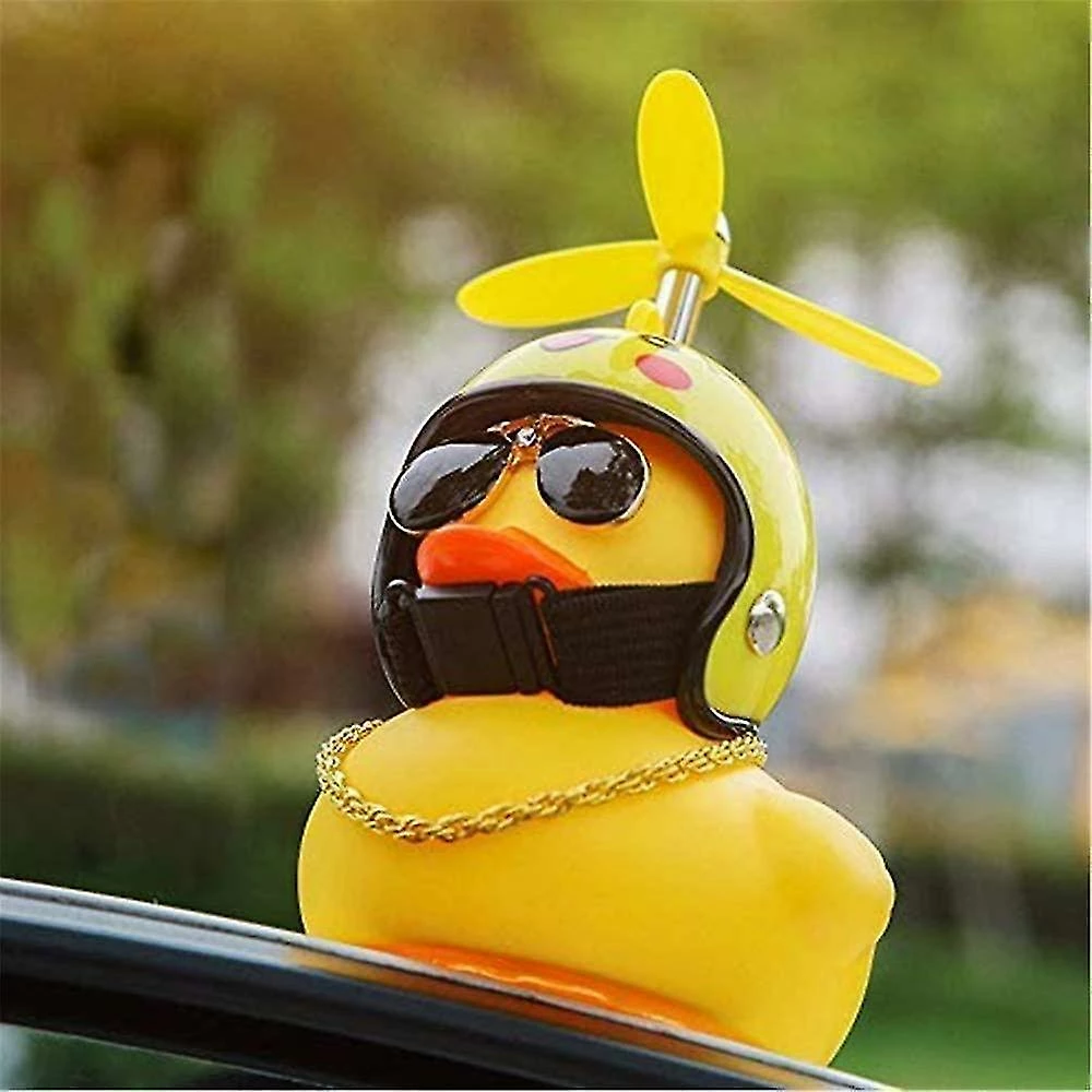 Nw 1776 Shxx 2 Packrubber Canard Jouet Ornements Jaune Canard Voiture Tableau De Bord Décorations Squeeze Canard Bicycle Cornes Hélice Casque Xq-zxc06 5 Nw 1776 Shxx 2 Packrubber Canard Jouet Ornements Jaune Canard Voiture Tableau De Bord Décorations Squeeze Canard Bicycle Cornes Hélice Casque Xq-zxc06 – Image 3
