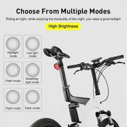 Nw 1776 Shxx Casque De Vélo Light Seat Tube Taillight Usb Chargeable Bike Saddle Bag Led Lamp Cycling Helmet Backpack Cushion Bag Rear Lightred Xq-zxc47 -Collections GJ Cycling Soldes Magasin 769017099 max