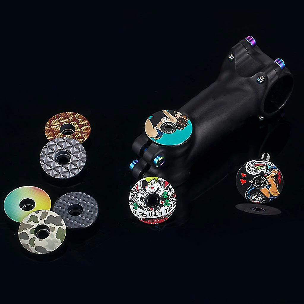 Sfygv MTB Road Bicycle Headset Top Cover Avec Boulons, Casque De Vélo Top Cover 4 Sfygv MTB Road Bicycle Headset Top Cover Avec Boulons, Casque De Vélo Top Cover – Image 2