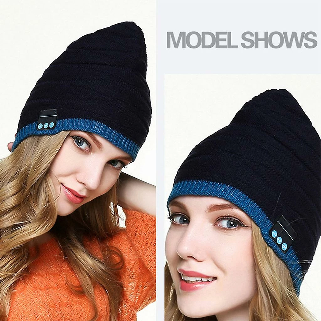 Unbranded Sans Fil Bluetooth Compatible Poisson Modèle Tricoté Velours Hiver Casque Chaud Cap Musique Appel Casque Chapeau Pour Nuit Courir Pêche Sports De Plein Air T 5 Unbranded Sans Fil Bluetooth Compatible Poisson Modèle Tricoté Velours Hiver Casque Chaud Cap Musique Appel Casque Chapeau Pour Nuit Courir Pêche Sports De Plein Air T – Image 3