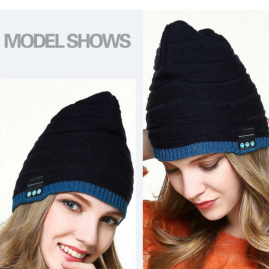 Unbranded Sans Fil Bluetooth Compatible Poisson Modèle Tricoté Velours Hiver Casque Chaud Cap Musique Appel Casque Chapeau Pour Nuit Courir Pêche Sports De Plein Air T 6 Unbranded Sans Fil Bluetooth Compatible Poisson Modèle Tricoté Velours Hiver Casque Chaud Cap Musique Appel Casque Chapeau Pour Nuit Courir Pêche Sports De Plein Air T – Image 4