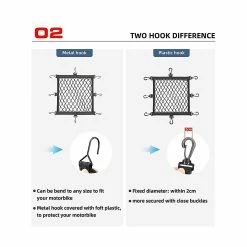 Unbranded Rhinowalk Support De Casque De Moto Net 8 Crochets En Métal Support De Filet De Bagage De Moto Mesh Storage Trun 10 Unbranded Rhinowalk Support De Casque De Moto Net 8 Crochets En Métal Support De Filet De Bagage De Moto Mesh Storage Trun -Collections GJ Cycling Soldes Magasin 777668034 max