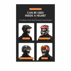 Unbranded Warm Face Bike Mask Anti-dust Imperméable à L’eau Coupe-vent Complet Couverture Faciale Chapeau Cou Casque Masque Balaclavas -Collections GJ Cycling Soldes Magasin 790819142 max